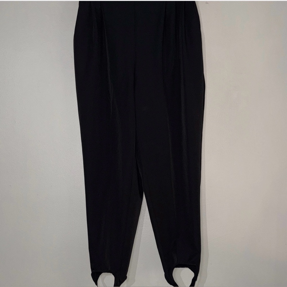 Vintage Worthington Essentials Classic Black Stirrup pants size 20W